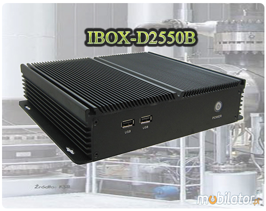 Przemysowy Fanless MiniPC IBOX-D2550B
