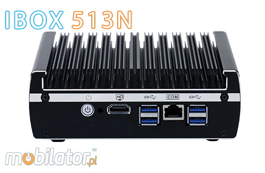 Komputer Przemysowy Fanless MiniPC IBOX-513NA umpc mobilator ssd intel celeron