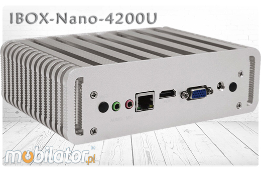 Komputer Przemysowy Fanless MiniPC IBOX-Nano- 4200U
