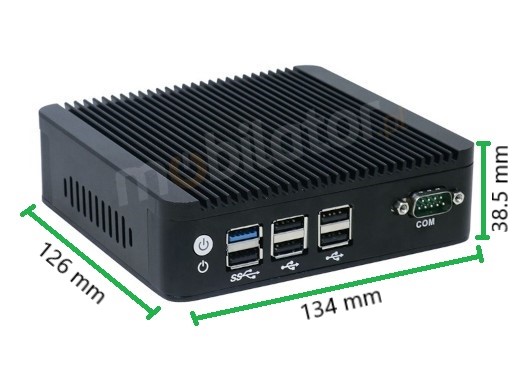 IBOX N3 przemysowy may szybki niezawodny SSD intel wifi bluetooth fanless industrial small 