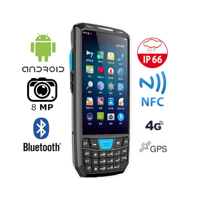 Przemysowy kolektor danych MobiPad A8T0 bluetooth 4G NFC WiFi GPS