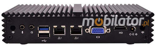 Komputer Przemysowy Fanless MiniPC mBOX Q190SE v.1 mobilator ssd intel celeron