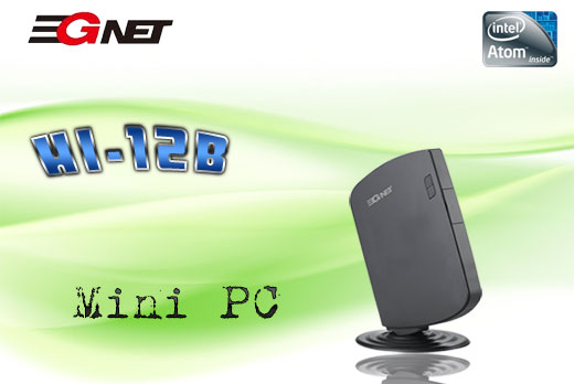 3gnet HI12B HI-12B  MiniPC Nettop Intel Atom Dual Core 1.8GHz DDR 3 HDD SSD