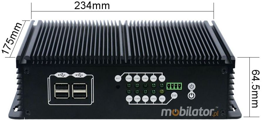 MiniPC IBOX 702B Szybki May Komputer o niewielkich wymiarach 136mm x 126mm x 39mm  mobilator pl