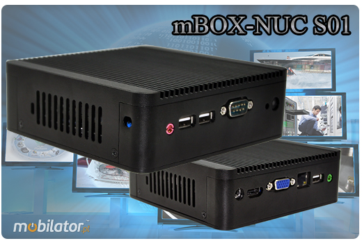 Przemysowy MiniPC mBOX-Nuc S01