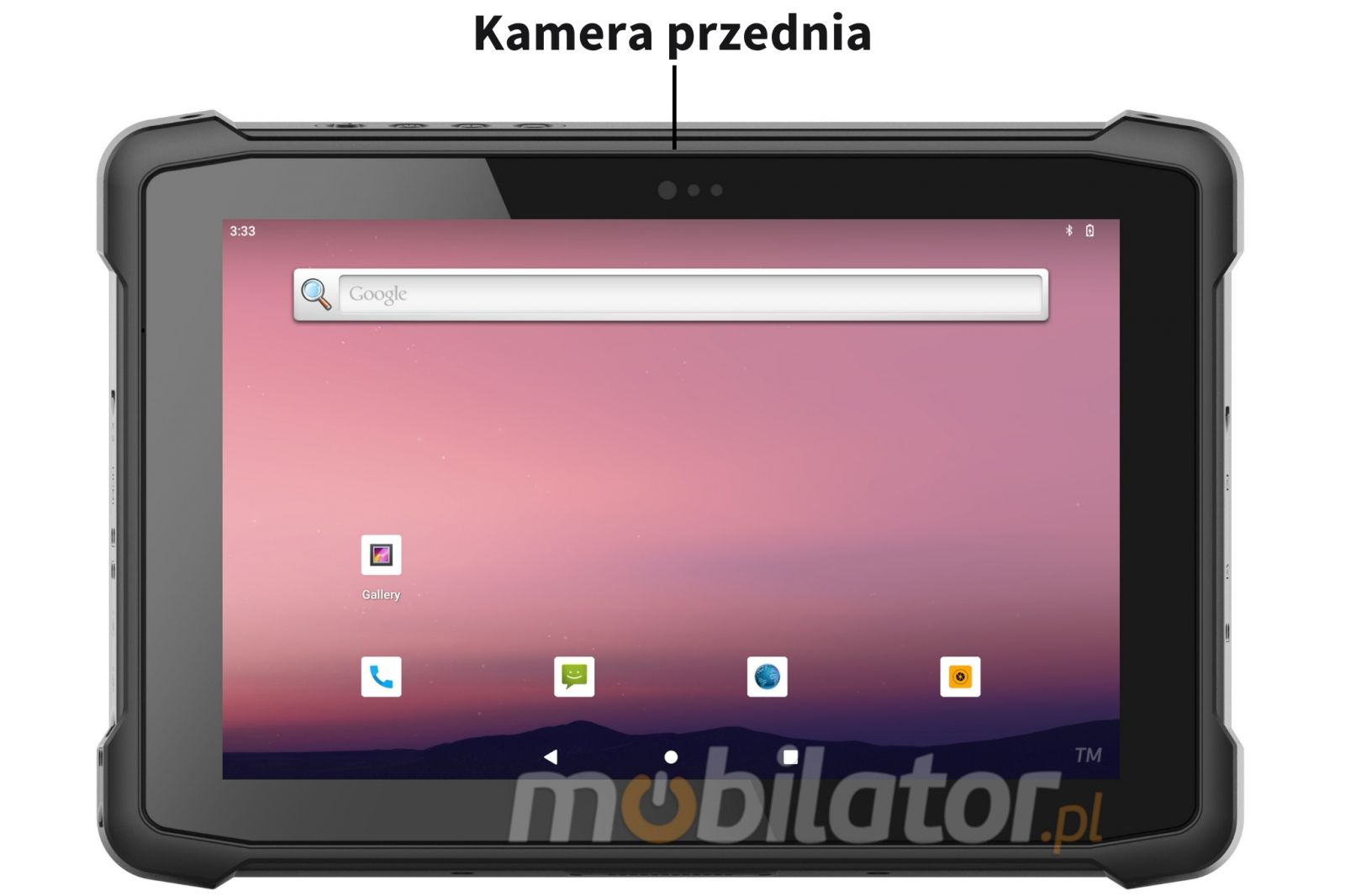 Emdoor T11X przednia kamera odpornego tabletu