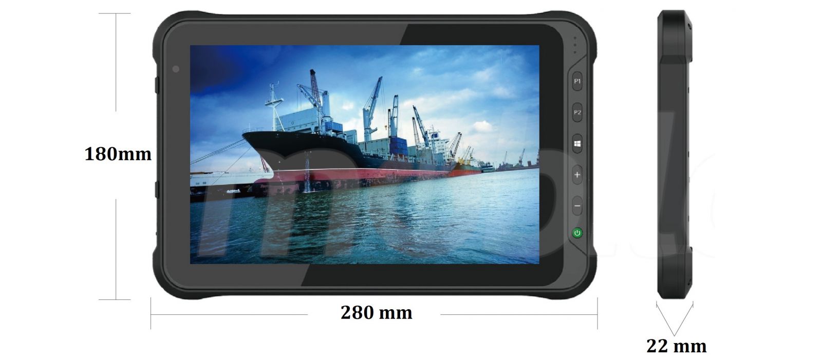 Emdoor I15HH v.13 - Solidny dziesiciocalowy tablet z Bluetooth, NFC, skanerem kodw kreskowych 1D, 4GB RAM pamici i dyskiem 128GB