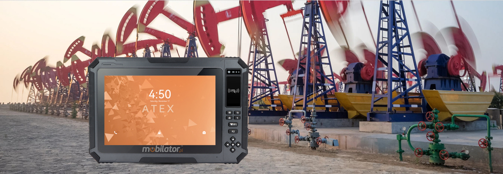Tablet MobiPad Tex101 z Atex dla przemysłu naftowego Android Wifi