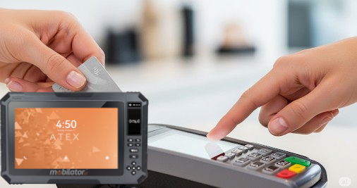 MobiPad Tex101 z ATEX tablet dla przedstawicieli handlowych