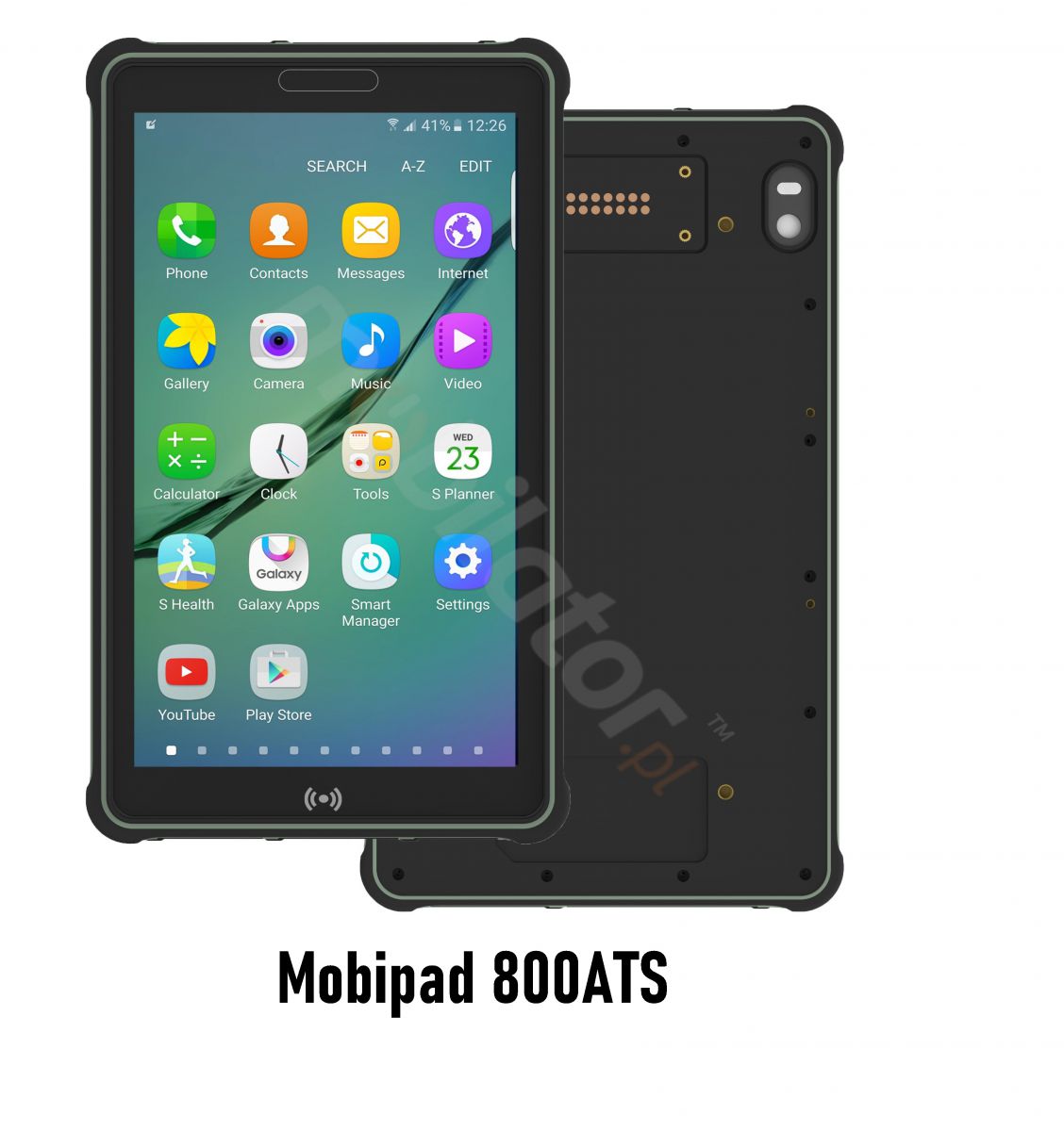 Mobipad 800ATS v.2 - Wytrzymay tablet na produkcj z norm IP65 i MIL-STD-810G, pamici 3GB RAM, dyskiem 32GB, Bluetooth 4.0, NFC oraz skanerem 2D EM3296