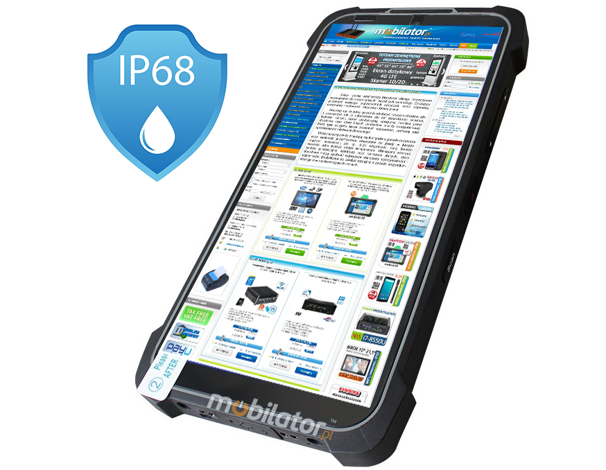 MobiPAD MS5 - wytrzymay speniajcy norm IP68 wodoodporny smartfon kolektor danych z 4GB RAM 64GB ROM NFC