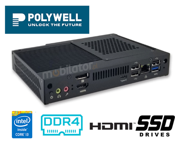 Polywell-Nano-H510A wytrzymay i energooszczdny mini pc