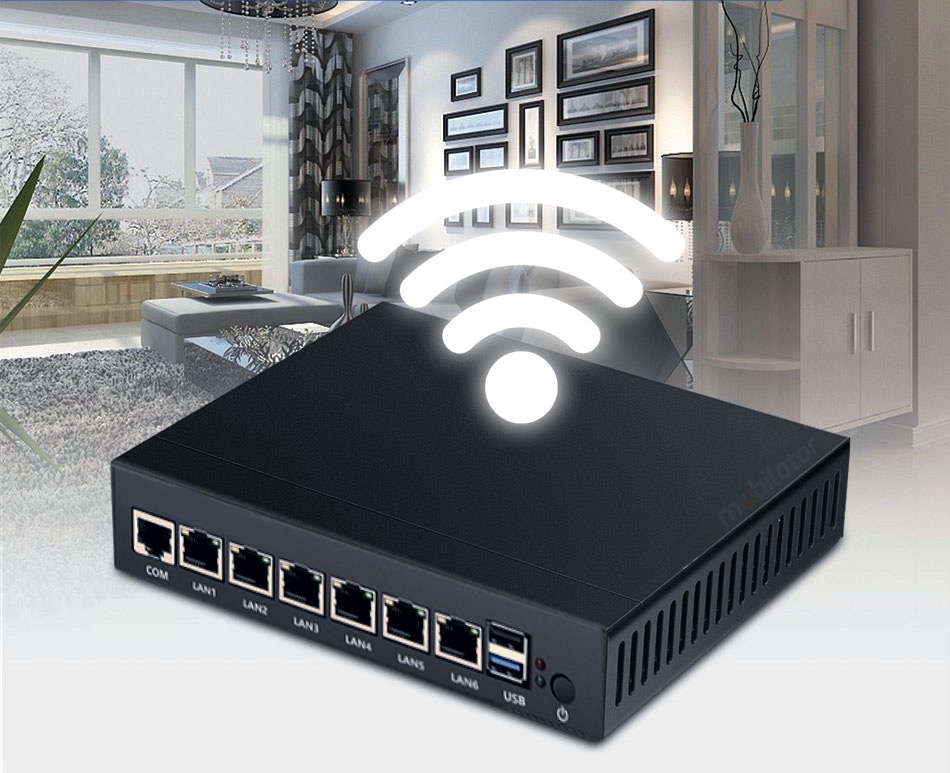 yBOX X33 N2930 z szybkim WiFi, ktry zapewnia dostp do sieci w przemyle jak i w domu