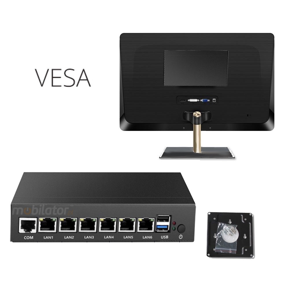 funkcjonalny uchwyt VESA wraz z ergonomicznym yBOX X34 2955U