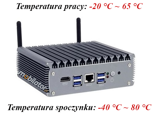  yBOX-X56-(6LAN)- intel I3 1125G4 v.5 odporny na niskie i wysokie temperatury komputer przemysowy mini stacjonarny komputer may wzmocniony przemysowy komputer 
