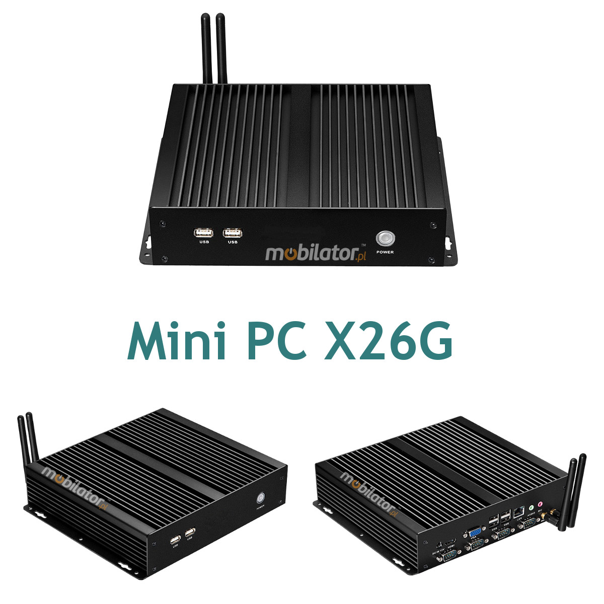 MiniPC yBOX-X26G Bezwentylatorowy May Komputer mobilator pl
