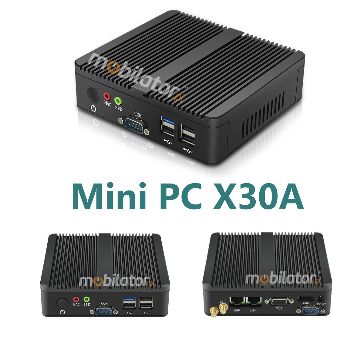 MiniPC yBOX-X30A Bezwentylatorowy May Komputer mobilator pl