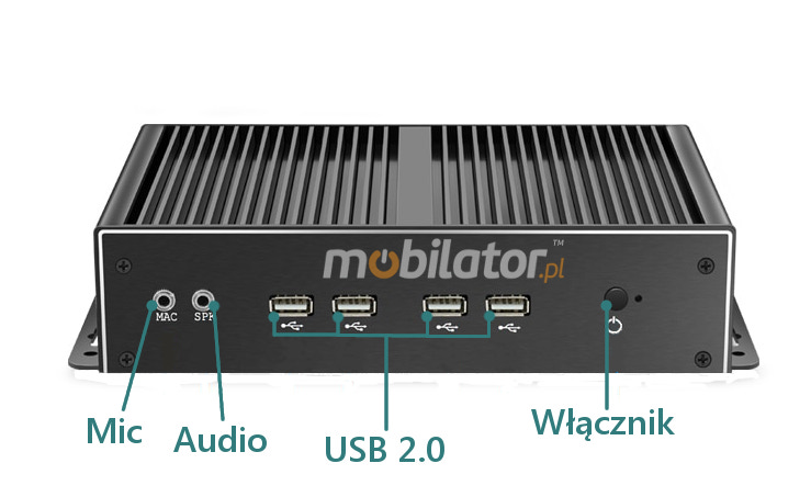 MiniPC yBOX-X26A Mini Komputer Zcza USB 3.0 COM mobilator pl