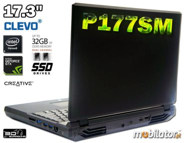 Laptop - Clevo P177SM v.0.2 - Kadubek