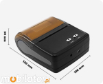 Mini Drukarka Mobilna MobiPrint SQ801 - Bluetooth + USB - zdjcie 2