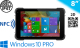 Pyoszczelny wstrzsoodporny tablet przemysowy Emdoor I86H 2D NFC - Win 10 PRO