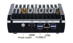 Wytrzymay mini Komputer Przemysowy Bezwentylatorowy MiniPC IBOX-NM31A Barebone - zdjcie 6