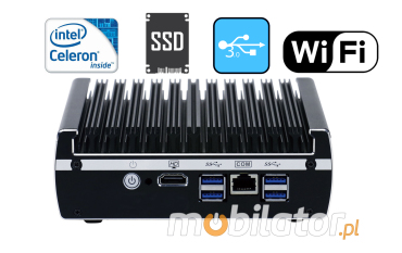 Wytrzymay mini Komputer Przemysowy Bezwentylatorowy MiniPC IBOX-NM31A WiFi v.4