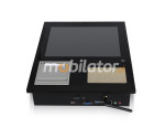 Operatorski Przemysowy Panel PC dotykowy z drukark termiczn 80mm i czytnikiem RFID HF - MobiBOX IP65 J1900 12 v.HF 80 - zdjcie 1