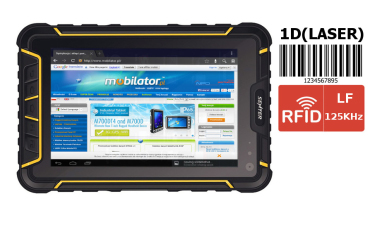 Wodoodporny Tablet przemysowy Senter ST907V4 - 1D Zebra EM1350 + RFID LF 125 v.14