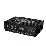 Bezwentylatorowy Komputer Przemysowy MiniPC mBOX Q190X - LPT v.Barebone - zdjcie 5