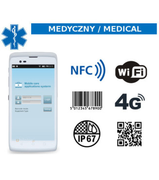 Medyczny przemysowy kolektor danych MobiPad Cruiser 2D Android 7.1 v.1.2 - 3 lata gwarancji