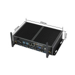 Przemysowy wzmocniony mini komputer pasywny MiniPC yBOX X26A (6COM+2LAN)-i7-4500U v.2 - zdjcie 2