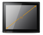 MoTouch 10.1 - Monitor przemysowy z pojemnociowym ekranem dotykowym i norm na panel przedni IP65 - zdjcie 2