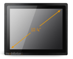 MoTouch 11.6 - Monitor przemysowy z dotykowym ekranem - norma IP65 na panel przedni - zdjcie 1