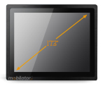 MoTouch 17.3 - Przemysowy Monitor dotykowy 17-to calowy - z norm IP65 na przedni cz obudowy - zdjcie 2
