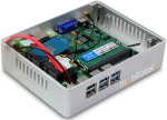 Minikomputer przemysowy chodzony pasywnie MiniPC yBOX X32 3955U v.1 - zdjcie 1