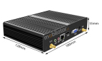 miniPC yBOX X34 - i3 - 6100U v.4 - odporny may komputer przemysowy bezwentylatorowy z procesorem Intel Core i3 6100U - zdjcie 6