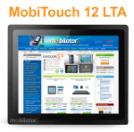MobiTouch 12LTA - 12 cali wytrzymay dotykowy przemysowy komputer panelowy z systemem Android i norm IP65 na cz przedni obudowy - zdjcie 1