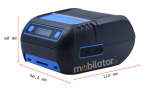 Mobilna wzmocniona mini drukarka MobiPrint MXC 18P Android IOS Windows - USB + Bluetooth - zdjcie 1
