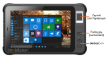 Emdoor EM-I75HH v.4 - Nowoczesny wodoodporny wzmocniony tablet przemysowy z technologi NFC, IP67 i dotykowy ekran 1000nits - zdjcie 2