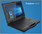 Emdoor X14 v.2 - Pancerny laptop przemysowy z norm IP65 oraz rozszerzonym dyskiem SSD - zdjcie 1