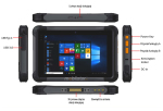 MobiPad MP4617 v.2 - Wzmocniony wstrzsoodporny tablet przemysowy (7 cali) z technologi 4G LTE oraz norm IP68 - zdjcie 3