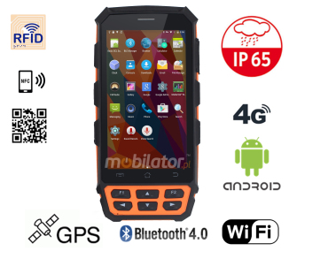 MobiPad C50 v.17 - Przemysowy odporny na wode i py kolektor danych z technologi NFC oraz RFID LF 134.2 KHz + Skaner kodw 2D
