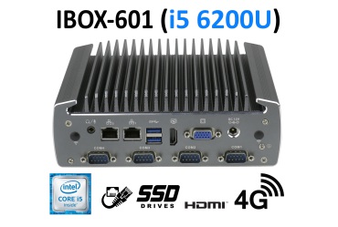 IBOX-601 (i5 6200U) v.5 - Nowoczesny mini PC (HDMI + VGA) z pancern obudow