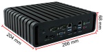IBOX-602 (i3 - 4000M) v.3 - Komputer przemysowy z pojemnym dyskiem SSD (2x Display Port + HDMI + VGA) - zdjcie 5