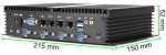 bBOX i7-4500U v.4 - Komputer przemysowy z czterema kartami sieciowymi LAN oraz szecioma portami COM - zdjcie 2