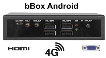 bBOX Android v.5 - Odporny komputer przemysowy z systemem ANDROID oraz technologi 4G LTE