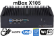 mBox X105 v.3 - Komputer przemysowy pasywny z dyskiem M.2, (miejsce na dodatkowy dysk), 8GB RAM, USB 3.0 oraz WIFI