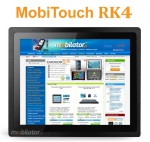MobiTouch 19RK4B - 19 cali wytrzymay dotykowy przemysowy komputer panelowy All in One z systemem Android i norm IP65 na cz przedni obudowy - zdjcie 2
