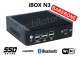 IBOX N3 v.1 BAREBONE - Wytrzymay miniPC z procesorem Intel Celeron, zczami 4x USB 2.0, 2x USB 3.0, 1x RJ-45 COM oraz 2x RJ-45 LAN
